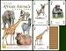 African Animals Standard Poker Playing Card Deck featuring all of your favorite mammal friends from Africa