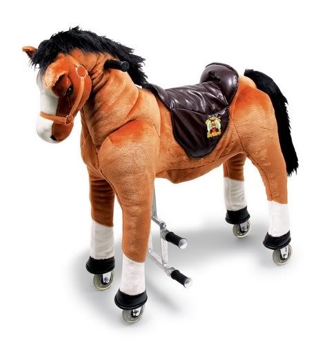 Childrens Play Horse in Brown