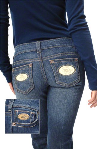 San Francisco 49ers Women's Denim Jeans - by Alyssa Milano