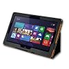 EasyAcc Acer Iconia W510 W511 h�lle Case Leder Tasche Schutzh�lle Lederh�lle Etui mit St�nder(Schwarz, PU Leder)