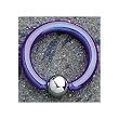 12G 1/2" Niobium Captive Ring