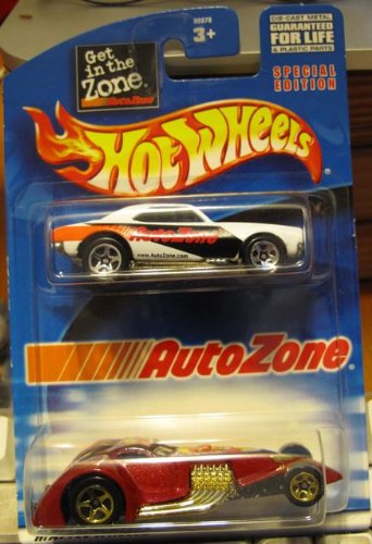 Hot Wheels 2002 AutoZone 2 Pack: '67 Camaro & Hammered Coupe Hot Wheels 2002 AutoZone 2 Pack: '67 Camaro & Hammered Coupe