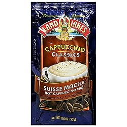 Land O Lakes Suisse Mocha Instant Hot Cappuccino Mix, 1.16-Ounce Packets (Pack of 36)