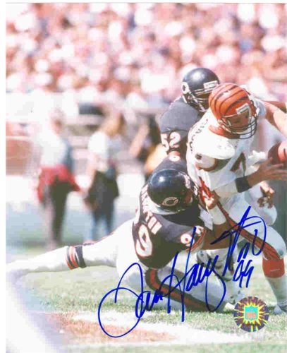Autographed/Hand Signed 8x10 Photo Dan Hampton Chicago Bears