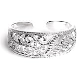 Sterling Silver Filigree Toe Ring