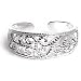 Sterling Silver Filigree Toe Ring