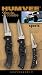 Humvee HMV-KC-3S Sport Serrated Knife 3-Piece Combo