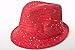Sparkle Glitter Fedora / Red / Red Hat Lady Society