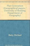 Plan generation : design methods based on sieve maps, potential surfaces, trees, lattices and Markov chains