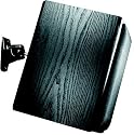 OmniMount Stainless Steel Series Wall Speaker Mount (Black - 20lb)