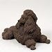 Poodle, Chocolate Original Dog Figurine (4in-5in)