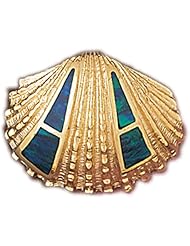 CleverEves 14K White Gold Created Opal Pendant 8.8 - Gram(s)