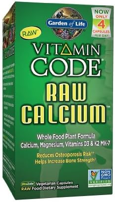 Garden of Life Vitamin Code Raw Calcium, 360 Vegiterian Capsules New Super Size Package