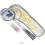 KAWASE バトミントンセットＤＸ　ＧＲ