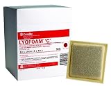 LYOFOAM  C Polyurethane Foam Dressing w/Carbon Box of 20