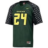 Nike Oregon Ducks #24 Youth Green Replica Football Jersey