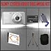 Sony Cyber-Shot DSC-W530 Digital Camera (Silver) + Huge Accessories Package Including 16GB Memory Stick Pro Duo Memory Card + NP-BN1 Extra Replacement Li-ion Battery Pack + Hi-Speed SD Card Reader + Carrying Case + Table Top Tripod Kit