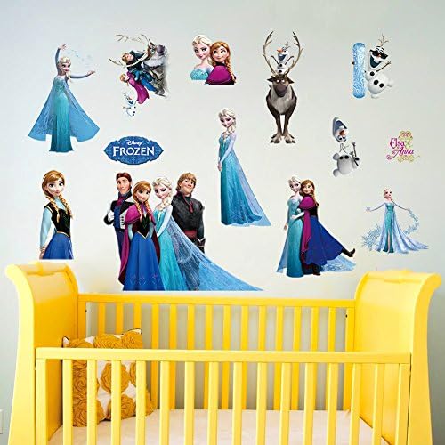 Frozen Snow Peel And Stick Giant Wall Decals Stickers,27''X20'',ZY1431