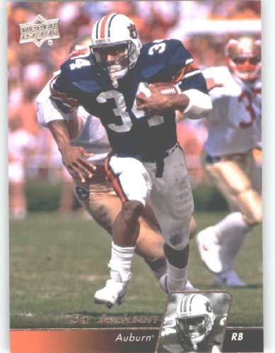 2011 Upper Deck Football Trading Card # 12 Bo Jackson - Auburn Tigers / Oakland Raiders - NFL Legend in the College Uniform!