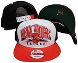 New York Knicks Three Tone Snapback Adjustable Plastic Snap Back Hat / Cap