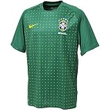 Nike Mens Brazil Pre Match Soccer Jersey Shirt Green 405517-302 Size S