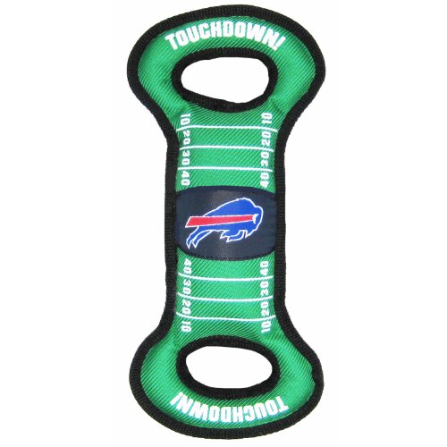 Detail image Pets First Buffalo Bills Pet Field Squeak Tug Toy