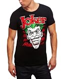Logoshirt Batman - Joker - Tee-shirt mixte adulte - Noir