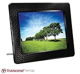Transcend - TS2GPF730B - Cadre photo num&eacute;rique 7" - M&eacute;moire interne 2 Go - Blanc