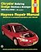 Book Haynes Chrysler Sebring Dodge Stratus & Avenger 1995-2002 (Haynes Manuals)