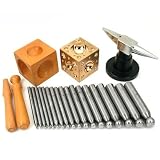 Deluxe Jewelers Punches Dapping Doming Set Of 18 Boxed