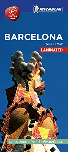 Michelin Barcelona City Map - Laminated (Michelin Map)