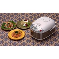 Zojirushi Stainless Steel Micom 5-1/2-Cup Rice Cooker and Warmer - NS-TGC10