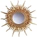 Golden Sun Ray Hanging Wall Mantle Decorative Mirror