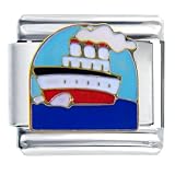Ocean Liner Italian Charms Bracelet Link