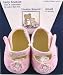Baby : "Baby" Patch and Slip-on Booties - Pink, Small (0-6 months)
