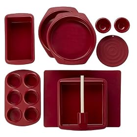 Silicone Solutions 10-pc. Bake and Serve Set - Red