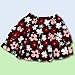 Hippie Skirts - Baby and Toddler Girls "Flower Power" Hippie Skirt and Undie (3T)
