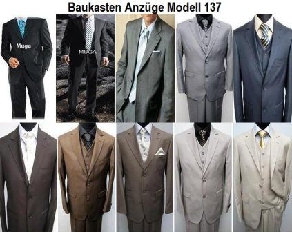 MMUGA Business Hose für Herren, aus Schurwolle,