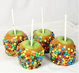 erin's m & m's caramel apple - set of 4