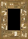 Egyptian Walk Novelties Collection 5' x 8, Area Rug