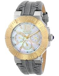 Invicta Womens 14740 Angel Analog Display Swiss Quartz Grey Watch
