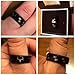 Three Keys Jewelry 8mm Men Tungsten Carbide Wedding Engagement Band Black Polished Beveled Edge Etched Deer Head Hunting Size 6-14.5