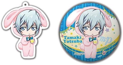 Eyed Irish Seven Ainana characters pop store Namco limited draw down original goods acrylic key chain and can badge Yotsuba ring IDOLiSH7 TRIGGER