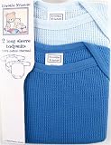 2-Pack Long Sleeve Thermal Bodysuits in Blue, XX-Large