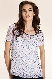 Per Una Bird Print Blouse with Camisole