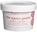Organic Nectars Raw Agave Gelato, Peach Cobbler, 8-Ounce Cups (Pack of 6)