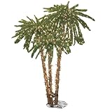 Pre-lit Palm Tree Trio with 650 Clear Lights - 3204 456C