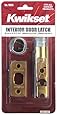 Kwikset 1826-18 6-Way Adjustable Plain Latch, Polished Brass