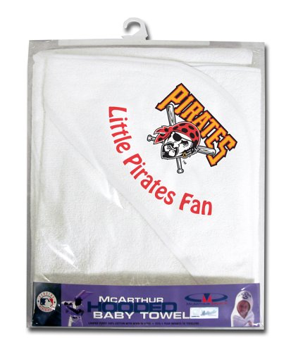 Pittsburgh Pirates Hooded Baby Towel (White)