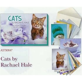 Leanin' Tree Cats by Rachael Hale Assortment: Blank Greeting cards